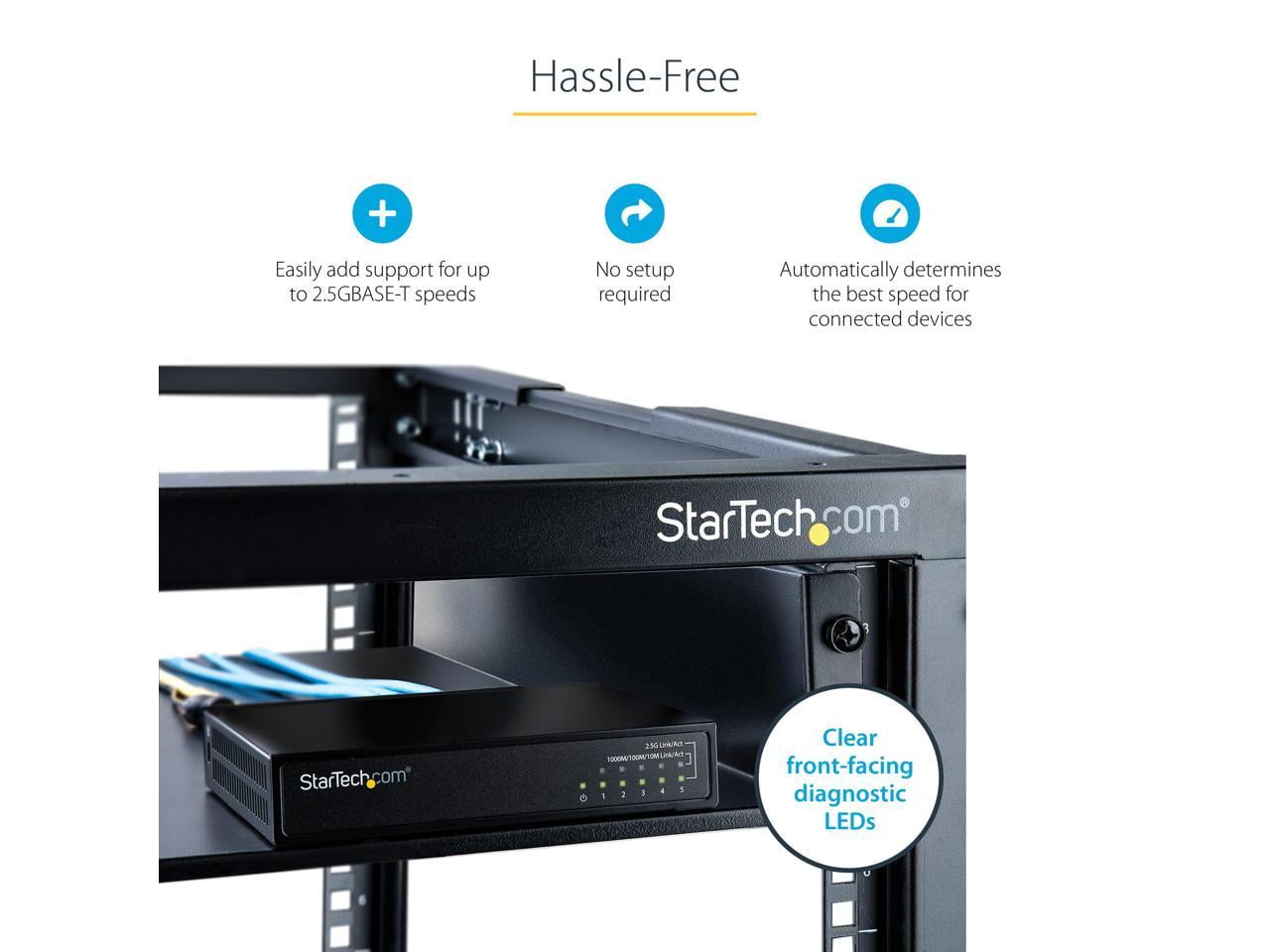 StarTech 5 Port Unmanaged Ethernet Switch DS52000