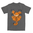 thumbnail image 1 of T-shirt Garfield Mignon pour Hommes et Femmes, Coton, Vêtements d'Été, 1 of 7