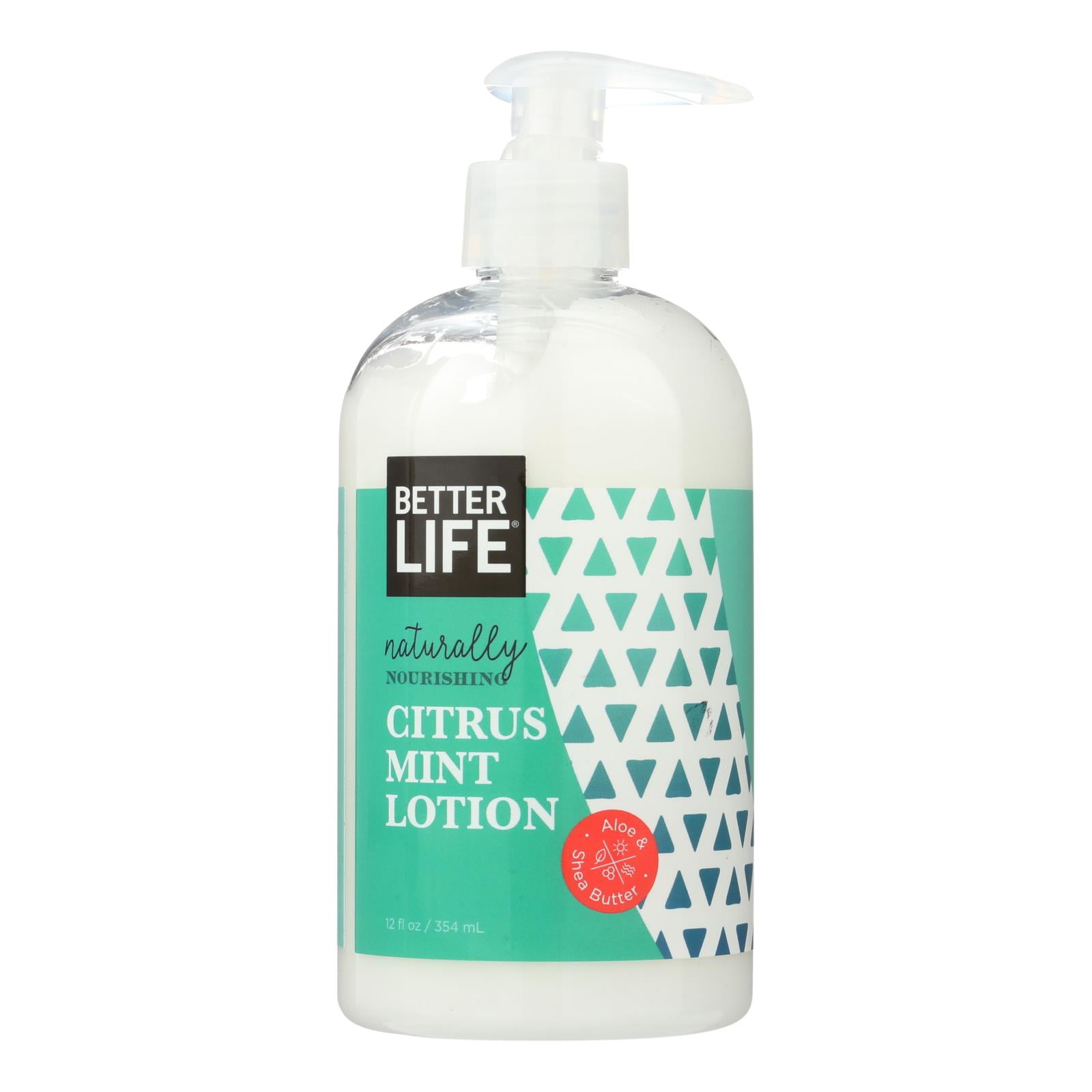 Better Life Natural Hand and Body Lotion with Vitamin E, Citrus Mint