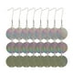 thumbnail image 1 of Inteprter 8 Uds. De tarjeta redonda para asustar a los pájaros, ahuyentador reflectante interesante con gancho Jardín y Patio Inteprter HA015489-00, 1 of 6