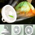 thumbnail image 3 of Portable Ceiling Fan Light  360° Adjustable Angle  Built-in Cotton Block  Perfect for Travel and Relaxation, 3 of 10