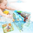 thumbnail image 4 of Toddler Baby Early Guidance Book Bath Toy EVA Bathing Book Toy Cooling Book SquareBB Called Ocean Animal Number Farm Traffic Sports Baby Bathing Book EVA Non-slip Bathing Book Water Baby Playing Wate, 4 of 5