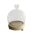 thumbnail image 2 of Cúpula de exhibición con Base de madera, vitrina transparente para decoración de mesa, manualidades, escaparate, regalos de Navidad, cúpula de cristal 135 cm x 95 cm Macarena Cúpula de campana de exhibición, 2 of 8