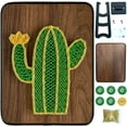 thumbnail image 3 of String Art DIY Kit - Cactus. Wizardi Craft Kit F07-M12-3-DH5012, 3 of 5