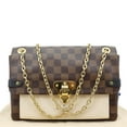 thumbnail image 3 of Pre-Owned Louis Vuitton Vavin PM Damier Ebene Crossbody Bag Cream, 3 of 13