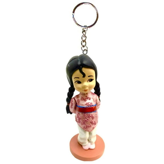 Animator Baby Toddler Princess Mulan Toddler Key Ring Keychain Ornament Charm 3”