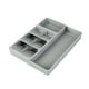 thumbnail image 3 of Porta cubiertos,Bandeja para cubiertos Organizador de cubiertos Porta utensilios,Bandeja para cubiertos para cocina organizadora de cajones,Organizador de cajones expandible para escritorio con, 3 of 9