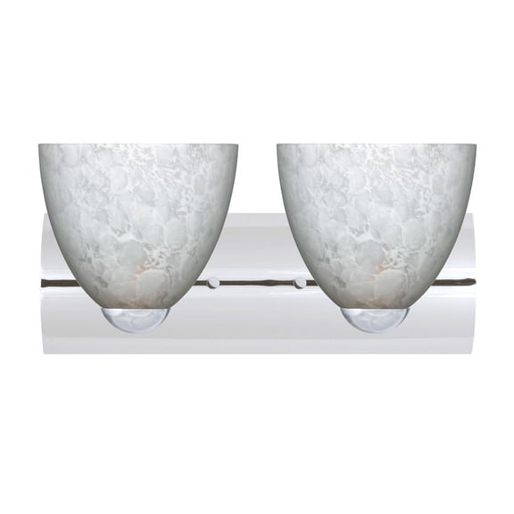 Besa Lighting - Sasha II-Two Light Bath Vanity-14.5 Inches Wide by 7.13 Inches