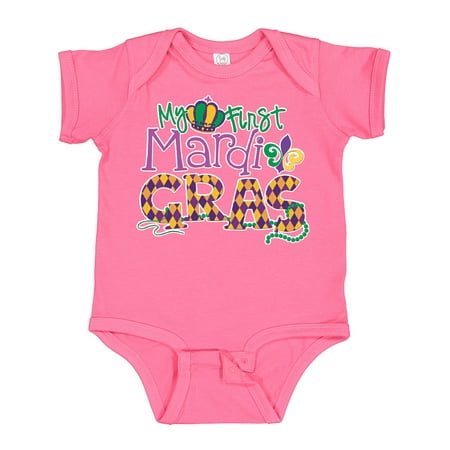 

Inktastic My First Mardi Gras Gift Baby Boy or Baby Girl Bodysuit