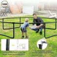 thumbnail image 3 of YORIN Trampoline pour Enfants de 8 à 9 Ans, Trampoline de 15 Pi pour Adultes avec Filet de Protection, Panier de Basketball, Échelle, Capacité de Poids de 1500 Lb, Trampoline Récréatif Extérieur, Trampoline Robuste, 3 of 7