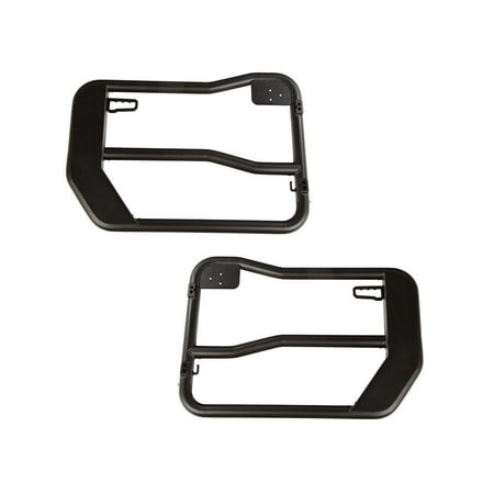 Rugged Ridge by RealTruck Fortis Tube Doors for Wrangler JL & Gladiator JT | Front | 11509.13 | Compatible with 2018-2024 Jeep Wrangler JL; 2020-2024 Jeep Gladiator JT