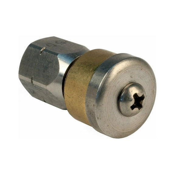 Erie Tools Rotating 1/8" Sewer Jetter Drain Cleaning Nozzle 5.5 Orifice