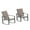 Brown, variant on Flash Furniture Brazos Outdoor Rocking Chairs with Flex Comfort Material Brown 2/Pack
