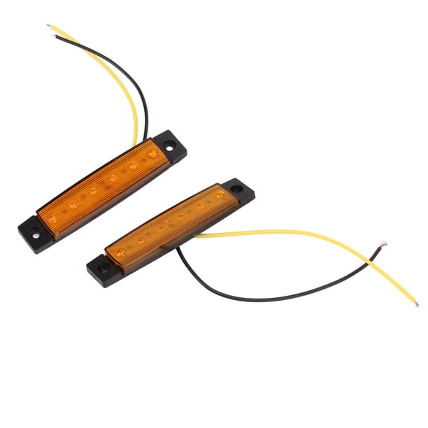 Luces de señal de giro, 10 piezas, 6 LED, luz indicadora lateral, luz de gálibo, diseñada para la perfección
