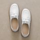 thumbnail image 3 of Zapatos casuales de cuero de vaca genuino, zapatos blancos para niña, zapatos planos con cordones, zapatos cómodos, 3 of 5