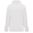 thumbnail image 4 of MESSUEN Mock Neck Sweater Thermal Shirts for Women Winter Sweaters for Women's Summer Blouses Womens Summer Tops Women Winter Sweaters Casual Shirts for Women White 2XL, 4 of 4
