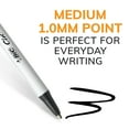 thumbnail image 3 of BIC Clic Stic Retractable Ball Pen, Versatile Medium Point, Black, 60 Count, 3 of 8