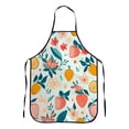 thumbnail image 1 of Bib Apron Waterdrop Resistant Cooking Kitchen Aprons for Women Men Cooking Gardening Chef, Pastoral leaves Aprons,Adult Size, 1 of 7