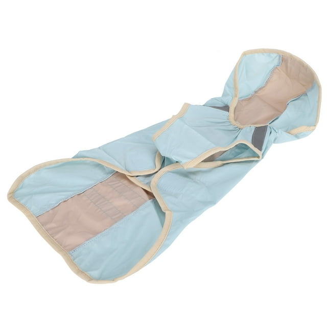 Chubasquero con capucha para mascotas, impermeable para perros, impermeable, ajustable, tela impermeable, impermeable para perros, estética elegante