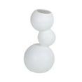 thumbnail image 4 of Jarrón de flores de cerámica para decoración del hogar, minimalista, artístico, moderno y sencillo. blanco, 4 of 9