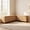 Natural, variant on WIAWG Casual Wood Corner Dining Breakfast, L Shape Kitchen Corner Nook Bench Seating with Hidden Storage, White and Oak, 63”D x 63”W x 17.7”H