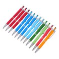 thumbnail image 4 of ColoMX Bolígrafos con punta de lápiz óptico 2 en 1, bolígrafos de Metal, bolígrafos retráctiles de escritura suave para oficina y escuela, 12 Uds., 4 of 7