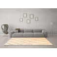 thumbnail image 3 of Ahgly Company Indoor Square Oriental Orange Industrial Area Rugs, 7' Square, 3 of 4