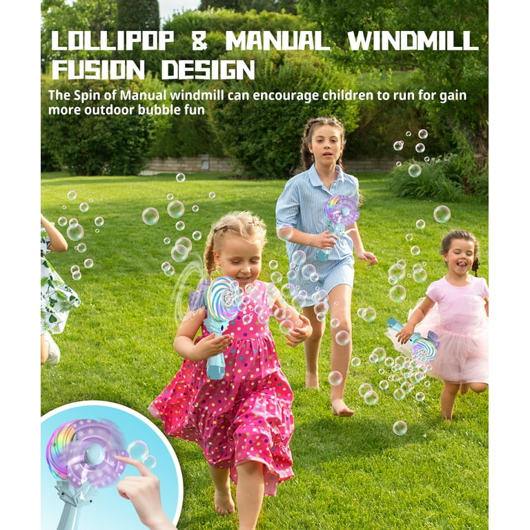 Beautysureup Windmill Lollipop Bubble Wand with LED photo 2