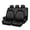 Black, variant on 5 Seats Car Seat Cover, PU Leather Universal Seat Cover,Split Bench Compatible,Universal Fit for Auto Trucks Van SUV,Black