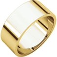 thumbnail image 1 of 8mm Flat Band in 14k Yellow Gold - Size 7.5, 1 of 7