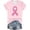 yue866-Light Pink, variant on KHONTS Cancer Shirts for Women Pink Ribbon Cancer Awareness T-Shirts Inspirational V-Neck Blouse Tops Hot Pink S