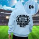 thumbnail image 1 of MHFRRA Sudadera con Capucha Informal para Hombre, Estilo Holgada, con Estampado, para El Día Del Partido de Fútbol, Cómoda y Cálida para Uso Diario En Otoño E Invierno Azul cielo, 1 of 4