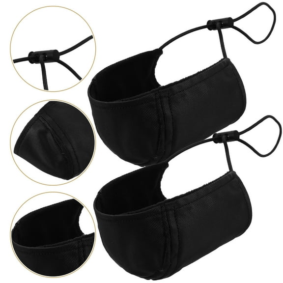 Beaupretty 2Pcs Anti-Wear Black Shoe Cover with Buckle for Durable Heel Protection While Driving