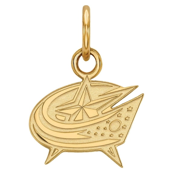 Women's Columbus Blue Jackets Gold Plated XS Pendant
