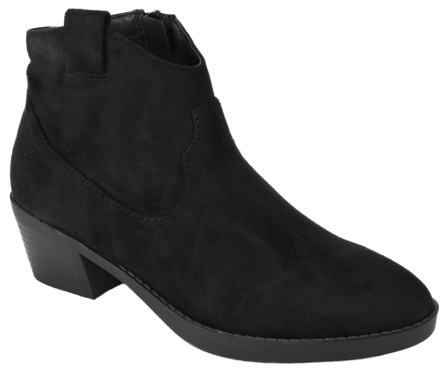 black cowboy booties womens