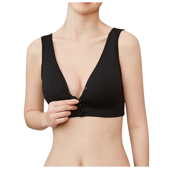 JGTDBPO Nursing Bras for Breastfeeding Front Closure Plus Size Seamless Maternity Bras for Pregnancy Smooth Wireless Bralette Comfort Underwire Bra everyday bra