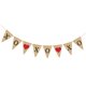 thumbnail image 5 of Bustaben Triangle Garland Pennant Garland Banderín Collar Garland Para Valentín Boda Y Compromiso Yuyangstore Bandera de arpillera, 5 of 7