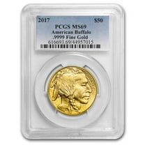 2017 1 oz Gold Buffalo MS-69 PCGS