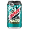Mountain Dew Baja Blast Tropical Lime Soda Pop 12 fl oz 12 Pack Cans