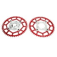 thumbnail image 3 of 2pcs 104BCD Chainring Adapter Tooth Plate Aluminum Alloy 46T Mid Drive Motor Conversion Base Set for Bafang for Tongsheng Red, 3 of 14