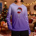 thumbnail image 2 of WILLBEST Sudadera de Mujer Cozy Style de Manga Larga con Capucha y Estampado Festivo, Ideal para Estar Cómoda En Casa y para Actividades Al Aire Libre Chica​​, 2 of 5