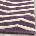 thumbnail image 3 of SAFAVIEH Cambridge Leon Geometric Wool Area Rug, Purple/Ivory, 2' x 3', 3 of 7
