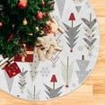 thumbnail image 5 of FMSHPON Beautiful Christmas Tree Xmas Christmas Tree Skirt Stand Mat for Holiday Party Decoration Indoor Outdoor 36 inches, 5 of 6