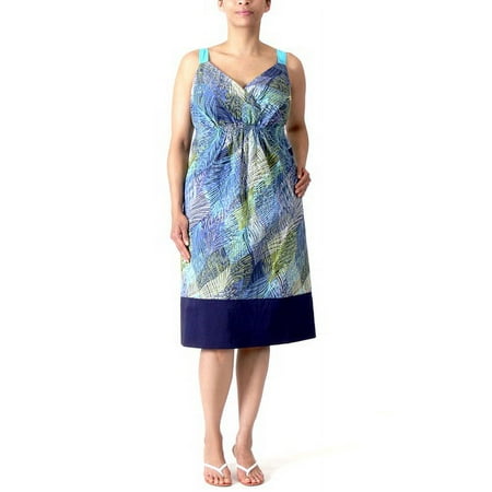 Metro7 - Women's Plus Woven Dress