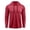 Red, variant on Mens Long Sleeve Hoodies Quick Dry Compression Shirt Workout Athletic Gym Hoodie Shirts Workout Athletic Gym Hooded 2XL