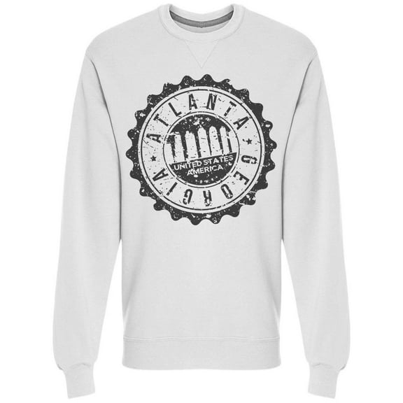 Atlanta Georgia Travel Sweatshirt Men -Image by Shutterstock, Male Large
