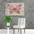 thumbnail image 4 of Idea4wall Vintage Canvas Wall Art Colorful Butterfly Canvas Prints for Home Wall Decor, 32"x48", 4 of 5