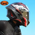 thumbnail image 5 of Casco de motocicleta CYRIL, casco integral todoterreno con lentes de colores, capacetes, cascos para moto, aprobado por ECE, ala trasera grande, casco de moto, 5 of 5