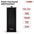 thumbnail image 4 of 5Core Outdoor Speakers Stereo In Wall 100W Peak Passive Patio Home Wired Waterproof Audio System, 4 of 8