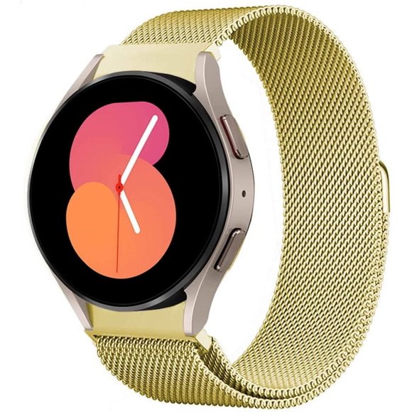 KOMI Milanese Bands for Samsung Galaxy Watch 6/5/4/7/FE Band 40mm 44mm/Classic 47mm 43mm 46mm 42mm Women/Men,Magnetic Loop Strap for Samsung Galaxy watch 5 Pro band,No Gap Metal Mesh Correa Wristband